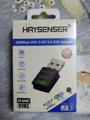 Haysenser MC-600BT WiFi 5 + Bluetooth 5.0 USB Adapter