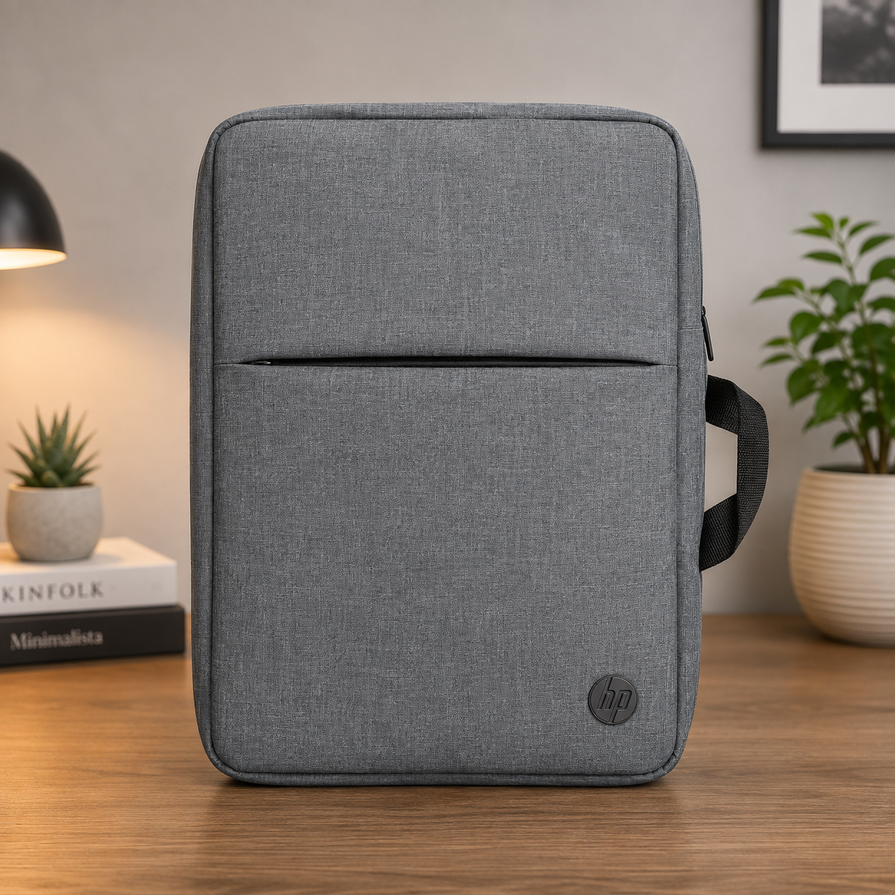 HP Laptop Bag | Premium Grey Sleeve with Handle