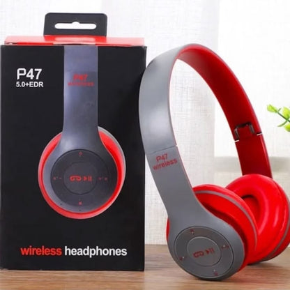 P47 Wireless Bluetooth 5.0+EDR Headphones