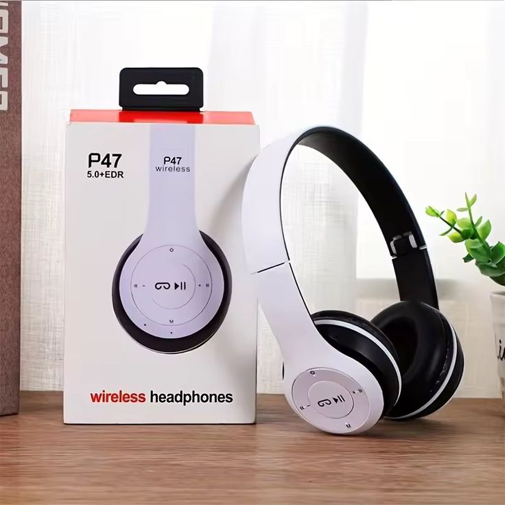 P47 Wireless Bluetooth 5.0+EDR Headphones