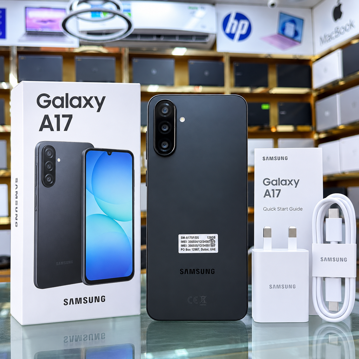 Samsung Galaxy A17 – 6GB RAM | 128GB Storage | Box Pack |