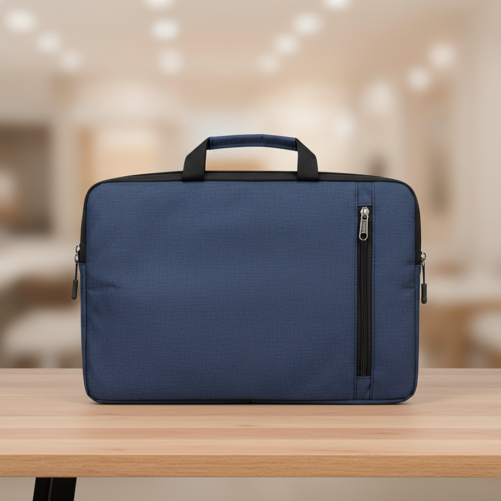 Laptop Bag with Shoulder Strap | Light Grey, Dark Grey & Navy Blue